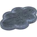  Meridian Rimini Green Clover Shaped Marble Tray IMAGE 3