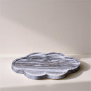  Meridian Rimini Panda Clover Shaped Marble Tray IMAGE 2