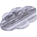  Meridian Rimini Panda Clover Shaped Marble Tray IMAGE 3