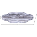  Meridian Rimini Panda Clover Shaped Marble Tray IMAGE 5