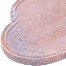  Meridian Rimini Pink Clover Shaped Marble Tray IMAGE 4