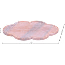  Meridian Rimini Pink Clover Shaped Marble Tray IMAGE 5