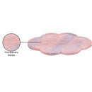  Meridian Rimini Pink Clover Shaped Marble Tray IMAGE 6