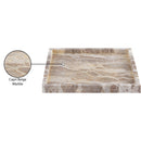  Meridian Barletta Beige Square Marble Tray IMAGE 6