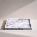  Meridian Barletta Brown Square Marble Tray IMAGE 2