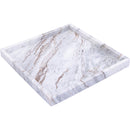  Meridian Barletta Brown Square Marble Tray IMAGE 3
