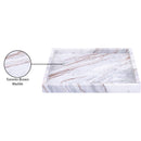  Meridian Barletta Brown Square Marble Tray IMAGE 6