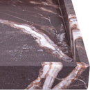  Meridian Barletta Cherry Square Marble Tray IMAGE 4