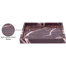  Meridian Barletta Cherry Square Marble Tray IMAGE 6