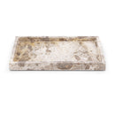  Meridian Barletta Beige Rectangular Marble Tray IMAGE 1