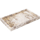  Meridian Barletta Beige Rectangular Marble Tray IMAGE 3