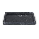  Meridian Barletta Black Rectangular Marble Tray IMAGE 1