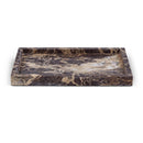  Meridian Barletta Cherry Rectangular Marble Tray IMAGE 1