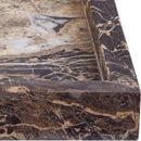  Meridian Barletta Cherry Rectangular Marble Tray IMAGE 4