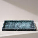  Meridian Barletta Green Rectangular Marble Tray IMAGE 2