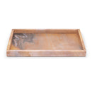  Meridian Barletta Pink Rectangular Marble Tray IMAGE 1