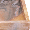  Meridian Barletta Pink Rectangular Marble Tray IMAGE 4