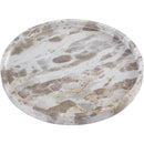  Meridian Barletta Beige Round Marble Tray IMAGE 3