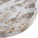  Meridian Barletta Beige Round Marble Tray IMAGE 4