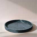  Meridian Barletta Green Round Marble Tray IMAGE 2