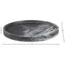  Meridian Barletta Panda Round Marble Tray IMAGE 5