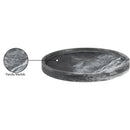  Meridian Barletta Panda Round Marble Tray IMAGE 6