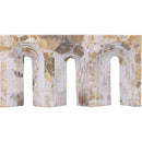  Meridian Curva Beige Marble Decorative Object IMAGE 3
