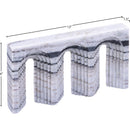  Meridian Curva Panda Marble Decorative Object IMAGE 6