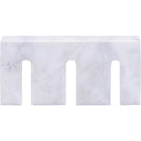  Meridian Curva White Marble Decorative Object IMAGE 4