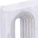  Meridian Curva White Marble Decorative Object IMAGE 5