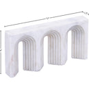  Meridian Curva White Marble Decorative Object IMAGE 6