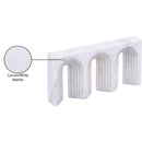  Meridian Curva White Marble Decorative Object IMAGE 7