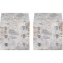  Meridian Dice Beige Marble Decorative Dice IMAGE 3