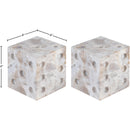  Meridian Dice Beige Marble Decorative Dice IMAGE 5