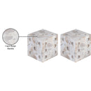  Meridian Dice Beige Marble Decorative Dice IMAGE 6