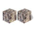  Meridian Dice Cherry Marble Decorative Dice IMAGE 1