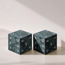  Meridian Dice Green Marble Decorative Dice IMAGE 2