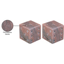  Meridian Dice Pink Marble Decorative Dice IMAGE 6
