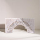  Meridian Cambre White Marble Decorative Object IMAGE 2