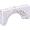 Meridian Cambre White Marble Decorative Object IMAGE 3