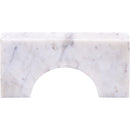  Meridian Cambre White Marble Decorative Object IMAGE 4