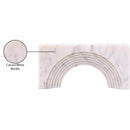  Meridian Cambre White Marble Decorative Object IMAGE 7