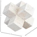  Meridian Jack Natural Travertine Decorative Jack Object IMAGE 5