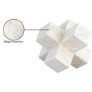  Meridian Jack Natural Travertine Decorative Jack Object IMAGE 6