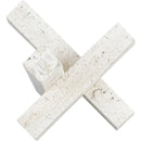  Meridian Stix Natural Travertine Decorative Object IMAGE 3