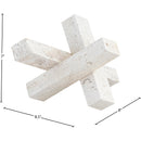  Meridian Stix Natural Travertine Decorative Object IMAGE 5