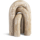  Meridian Arco Natural Travertine 3 pc Decorative Object IMAGE 1
