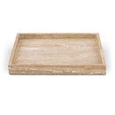  Meridian Barletta Natural Square Travertine Tray IMAGE 1