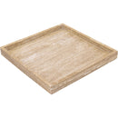  Meridian Barletta Natural Square Travertine Tray IMAGE 4