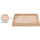 Meridian Barletta Natural Square Travertine Tray IMAGE 7
